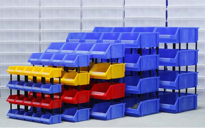 Stackable Plastic storage Bins