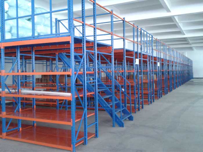 mezzanine floor racking system