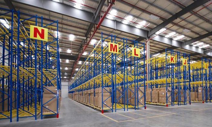 double deep pallet racking system