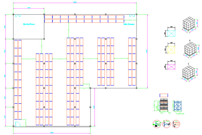 double deep pallet rack