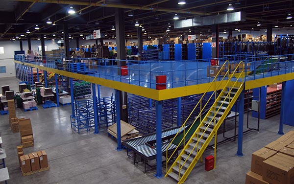 mezzanine rack system