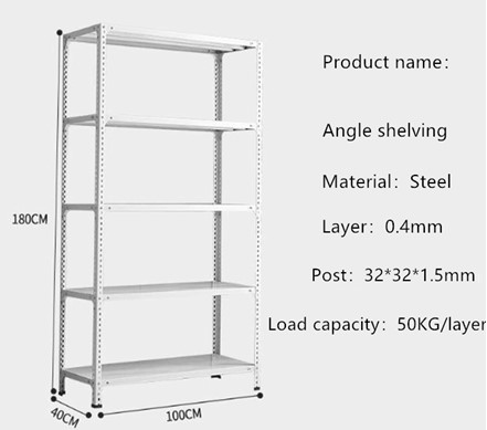 steel angle for shelving