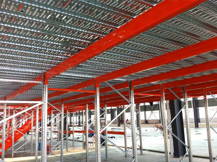 mezzanine floor racking system