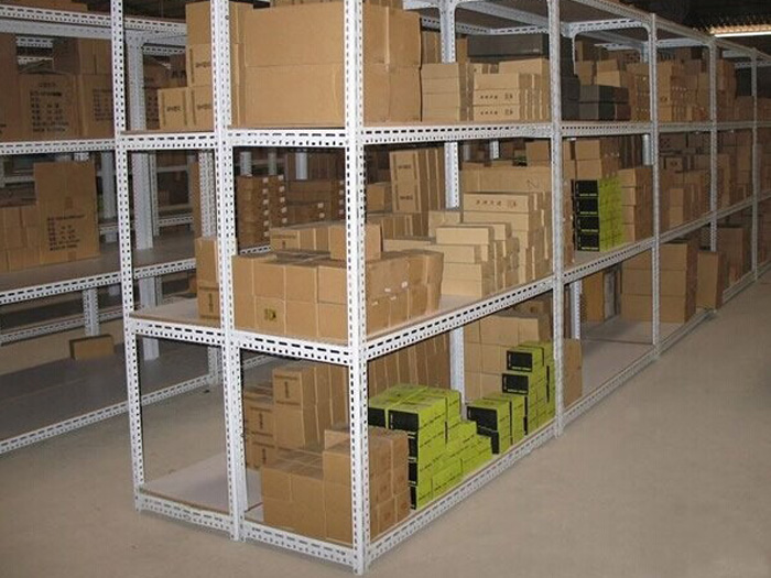 steel slotted angle shelving