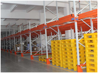 Push Back Pallet Racking