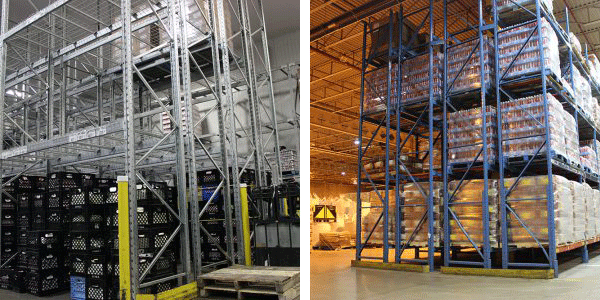 two double deep racking system two double deep racking system
