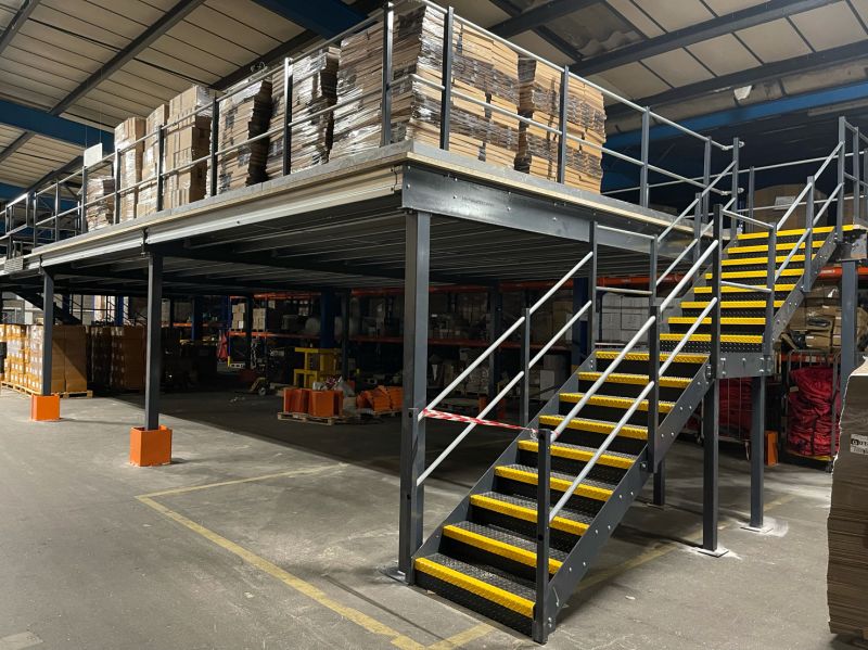 steel mezzanine floor system