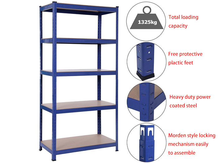 warehouse-storage-light-duty-metal-shelving-for-chemical-industrial