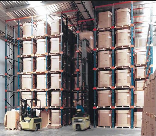 Intensive Storage Shelves of Drive-in Racking Systems