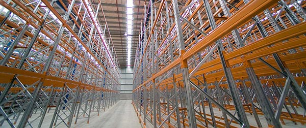 The application of heavy duty warehouse racks in food