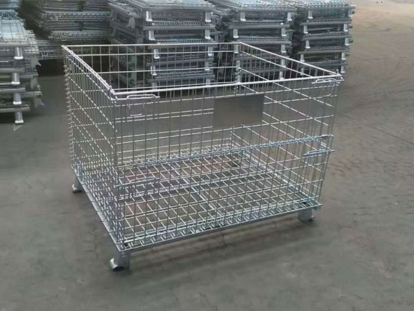 The application market of wire mesh pallet containers