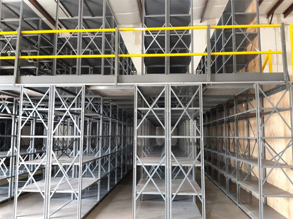 Spieth mezzanine floor racking system