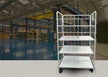 Warehouse roll cage for pain-free transportation of your goods