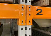 Pallet rack safety pins: big return on small investment