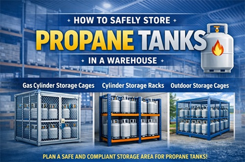 How to Safely Store Propane Tanks in a Warehouse