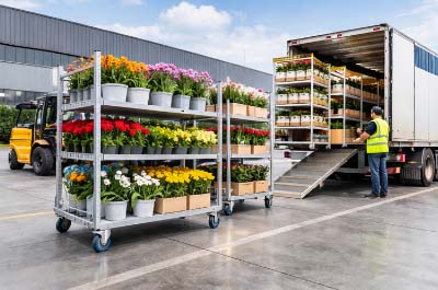 How to Transport Flowers Efficiently with Flower Trolleys