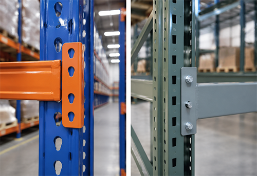 Which Is Better: Teardrop or Slotted Pallet Rack Uprights
