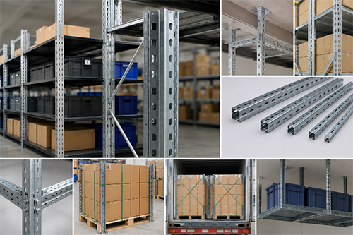 Metal Angle Slotted Posts for Modular Storage Systems