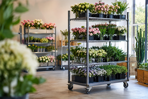 Why USA Customers Prefer Importing Heavy Duty Flower Carts from China