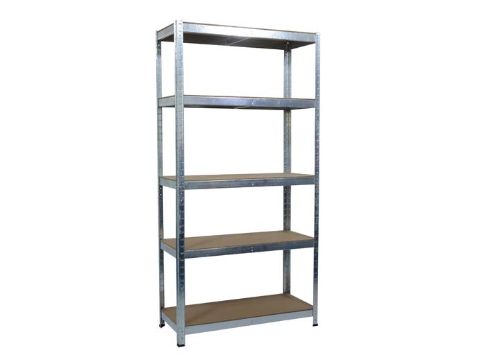 5 tire light duty garage shelving system