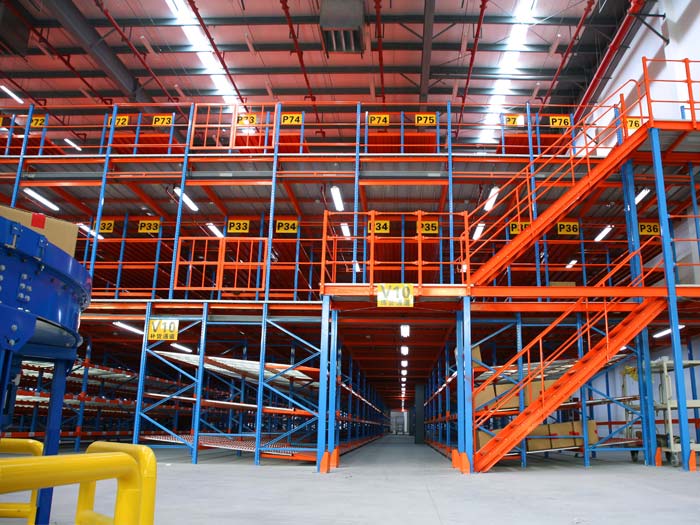 Warehouse Mezzanine Floor Pallet Racking System