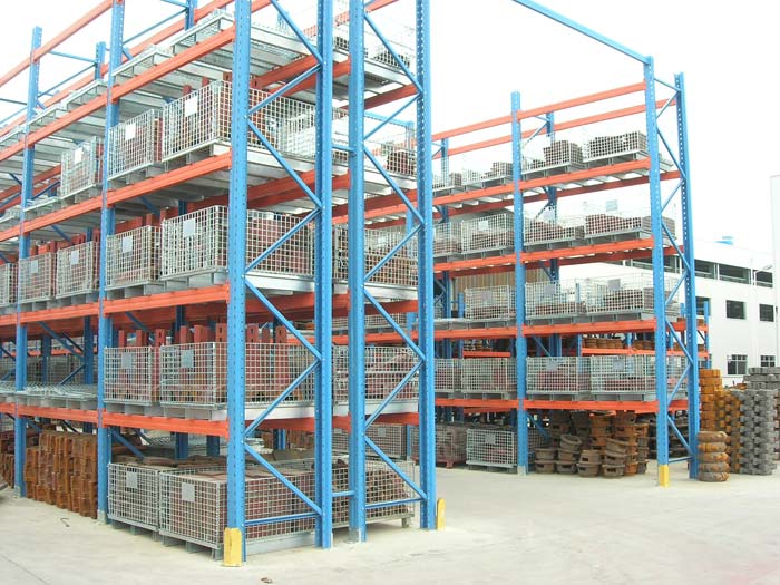 Heavy Duty Selective Pallet Racking System for Warehouse