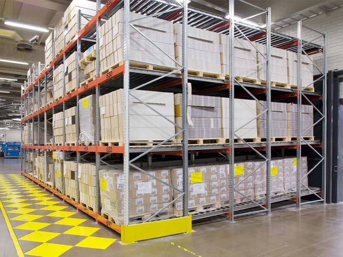 warehouse used push back racking system China manufacturers