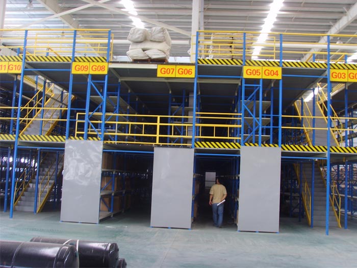 Customized Factory Warehouse Mezzanine Floors Racking System