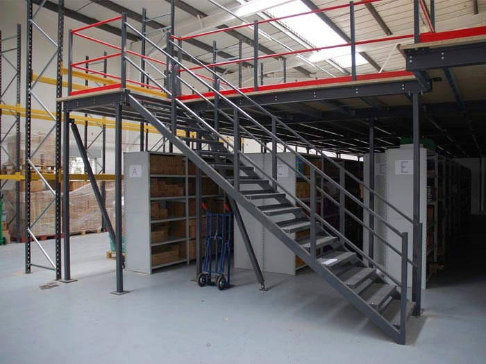 Factory mezzanine floor racking plaforms for warehouse