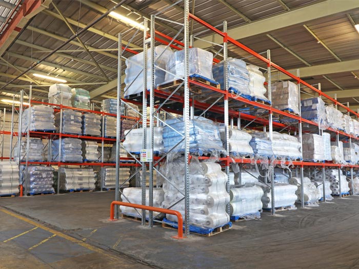Galvanized dexion drive in pallet racking system
