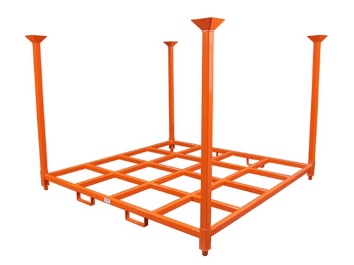 Heavy duty portable steel stacking racks for sale