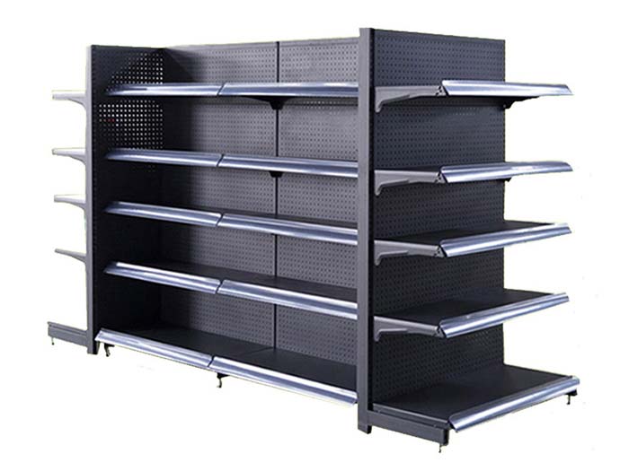 Supermarket gondola display shelving systems manufacturers