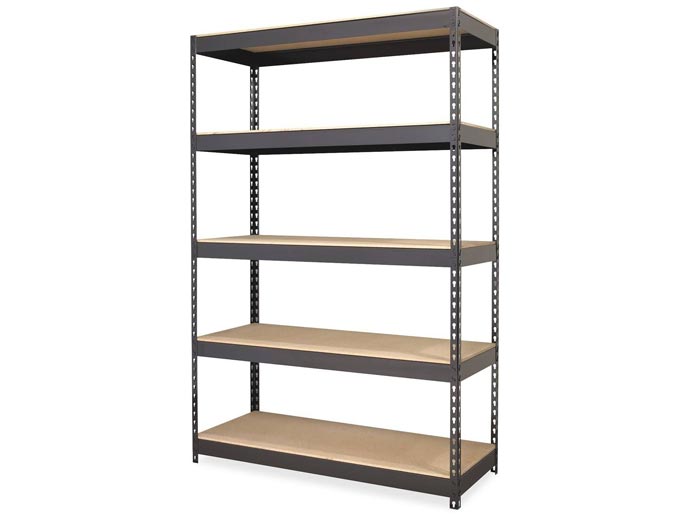 Light Duty Edsal Boltless Rivet Garage Shelving System