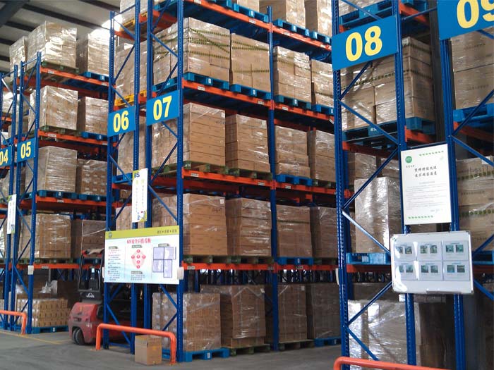 Selective Pallet Racking Steel Storage Shelving