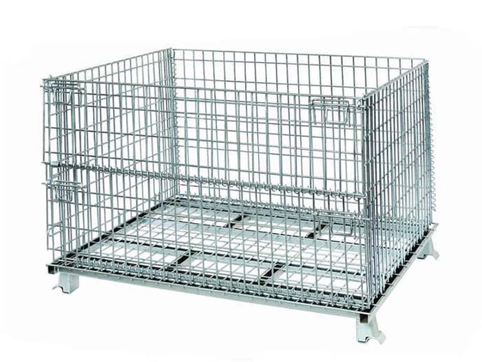 Warehouse Steel Wire Mesh Container Cages