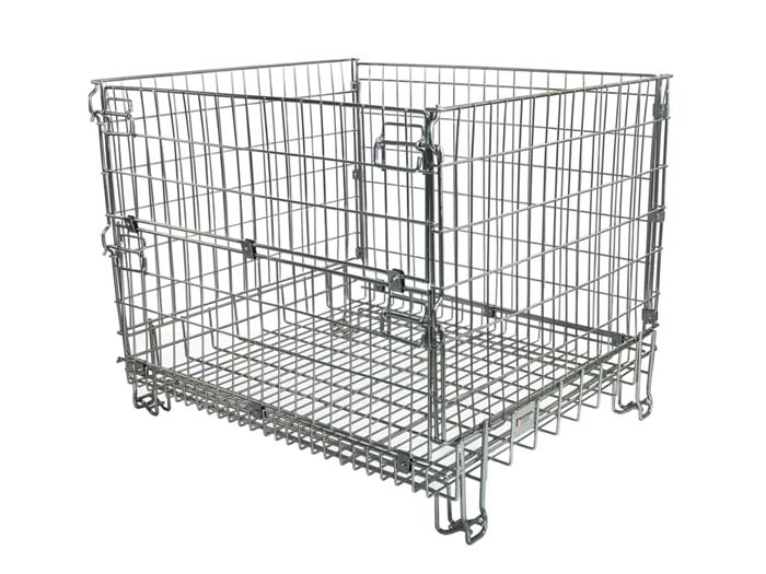 Warehouse Steel Wire Mesh Container Cages