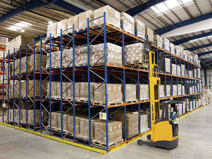 Warehouse Steel Double Deep Pallet Racking Rystem Design