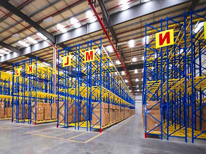 Warehouse Steel Double Deep Pallet Racking Rystem Design