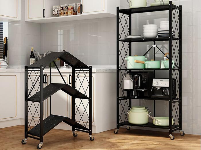 Lightweight Household Foldable Steel Shelf Racks