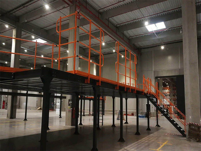 Mezzanine Floor Pallet Racking for distribution centers