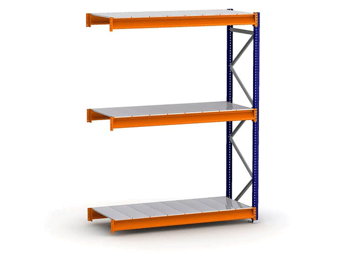 Add-On Bay Of Heavy Duty Rack (With Steel Decking)