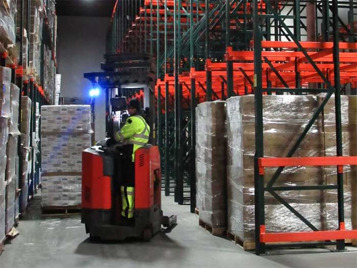 For cold storage and refrigerated warehouses | Drive through racking pallet system