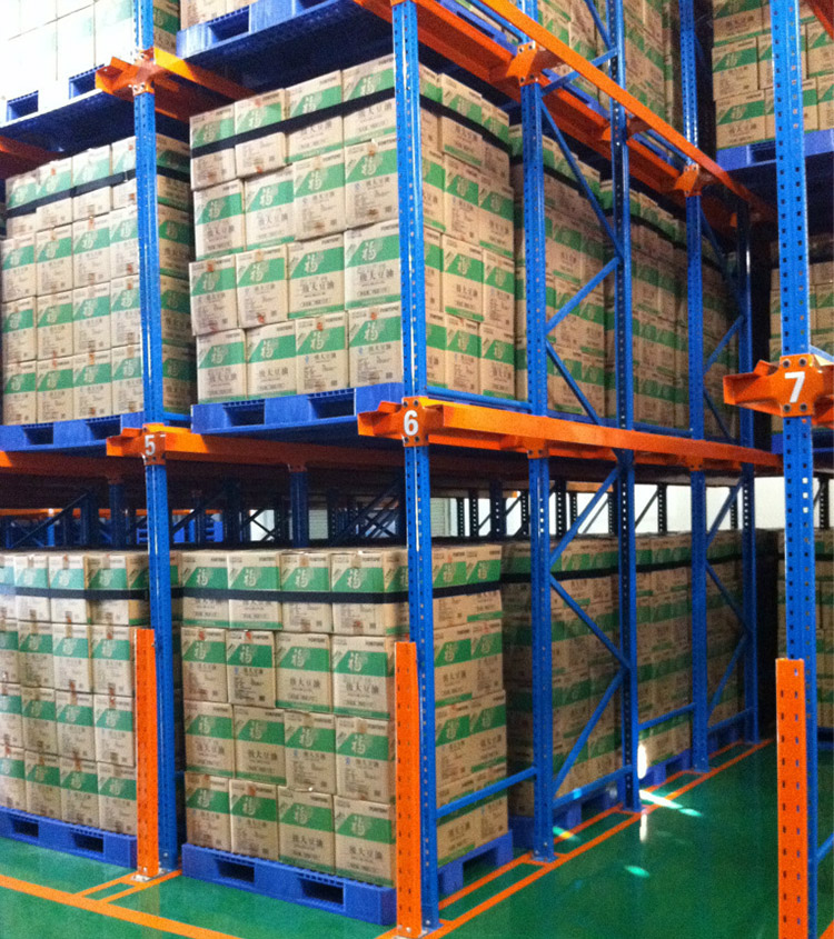 Heavy duty industrial pallet racks system