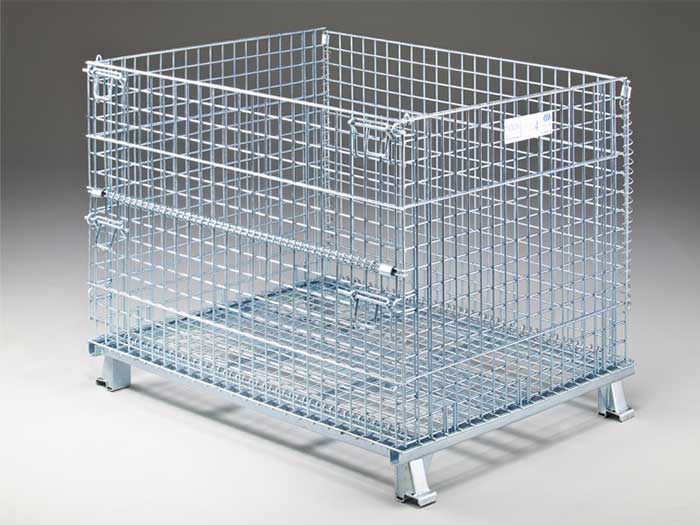 Large metal wire mesh storage containers | Spieth