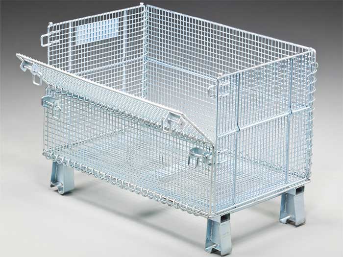 Large Metal Wire Mesh Storage Containers