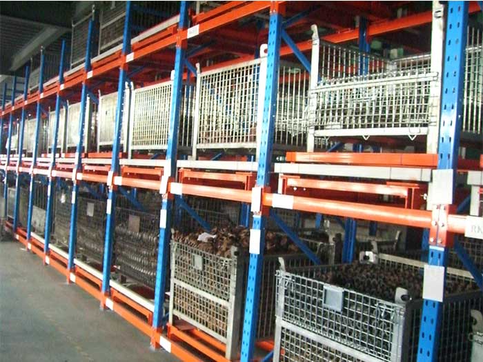 2 deep customized warehouse storage push back pallet racking
