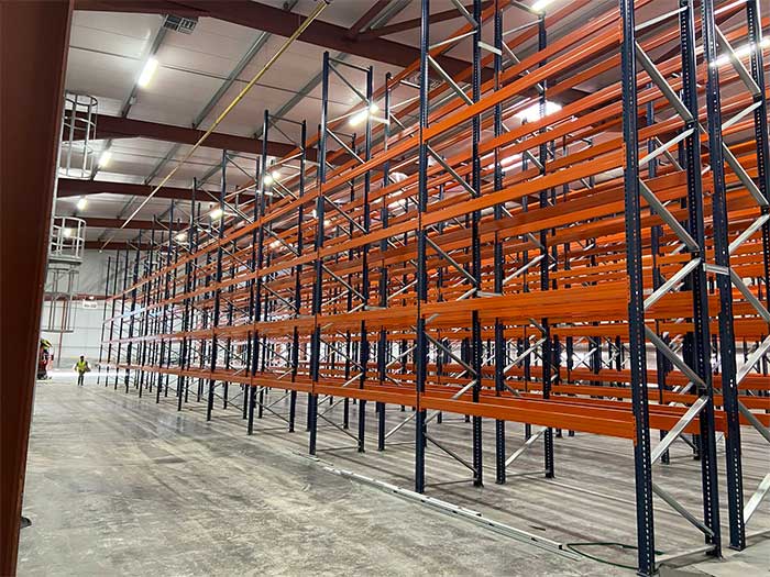 High performance industrial warehouse pallet racking system