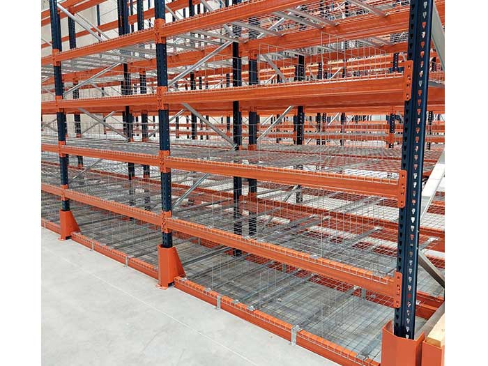 Galvanized Finishing Metal Wire Mesh Decking For Pallet Rack