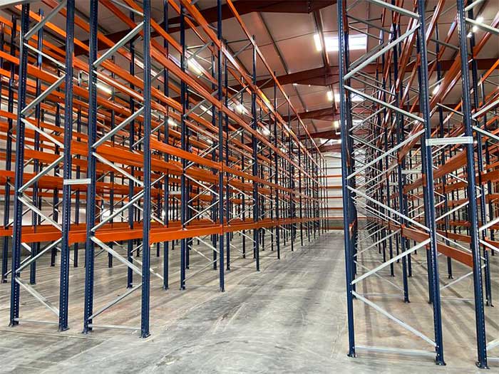 High performance industrial warehouse pallet racking system