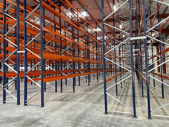 High performance industrial warehouse pallet racking system